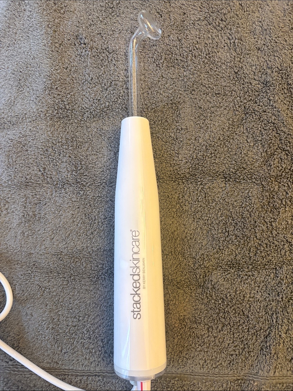 White Facial Wand for Home Use